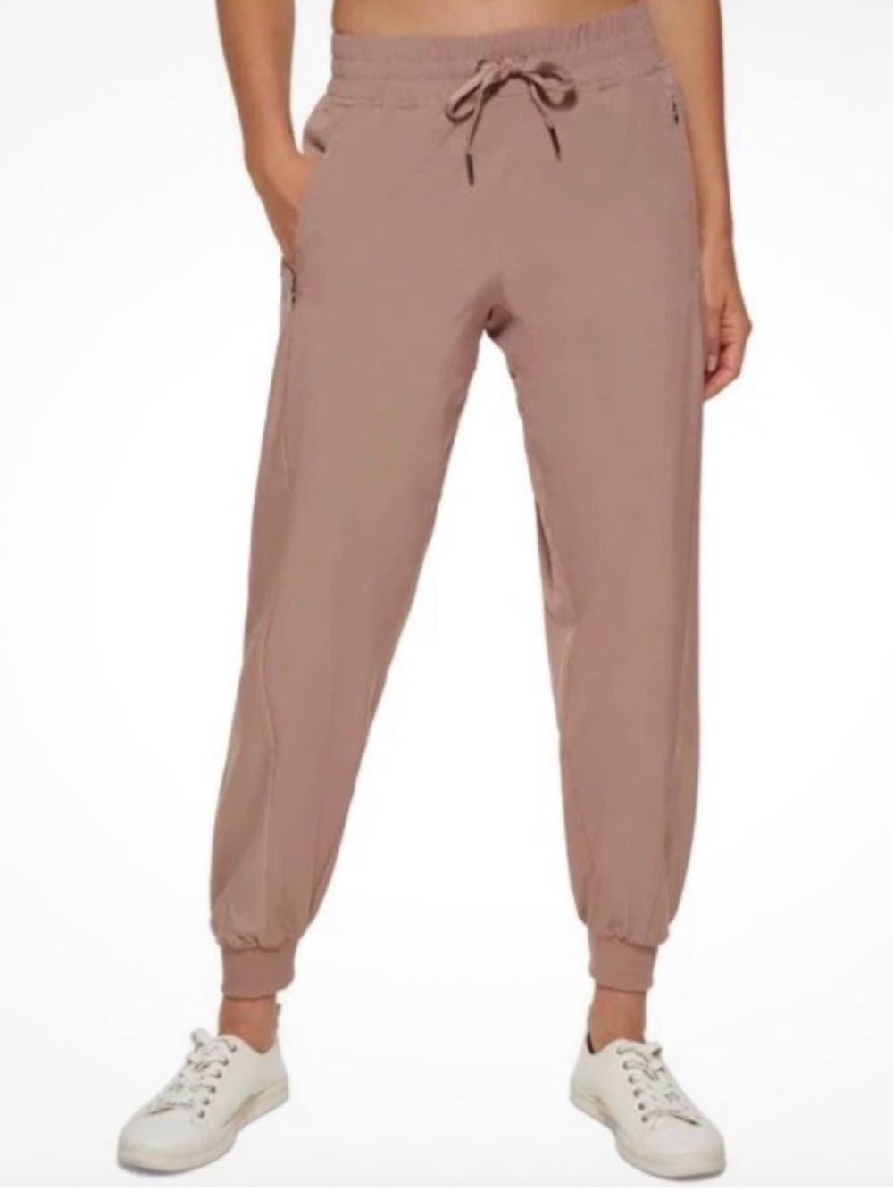 Calvin Klein Women's Performance Shine-Blocked Jogger Pants. NWT SIZE S
